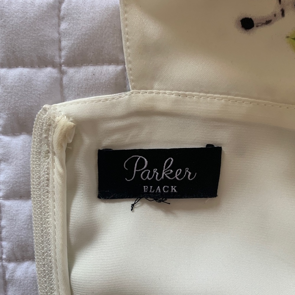 Parker White Pattern Dress - Picture 7 of 7